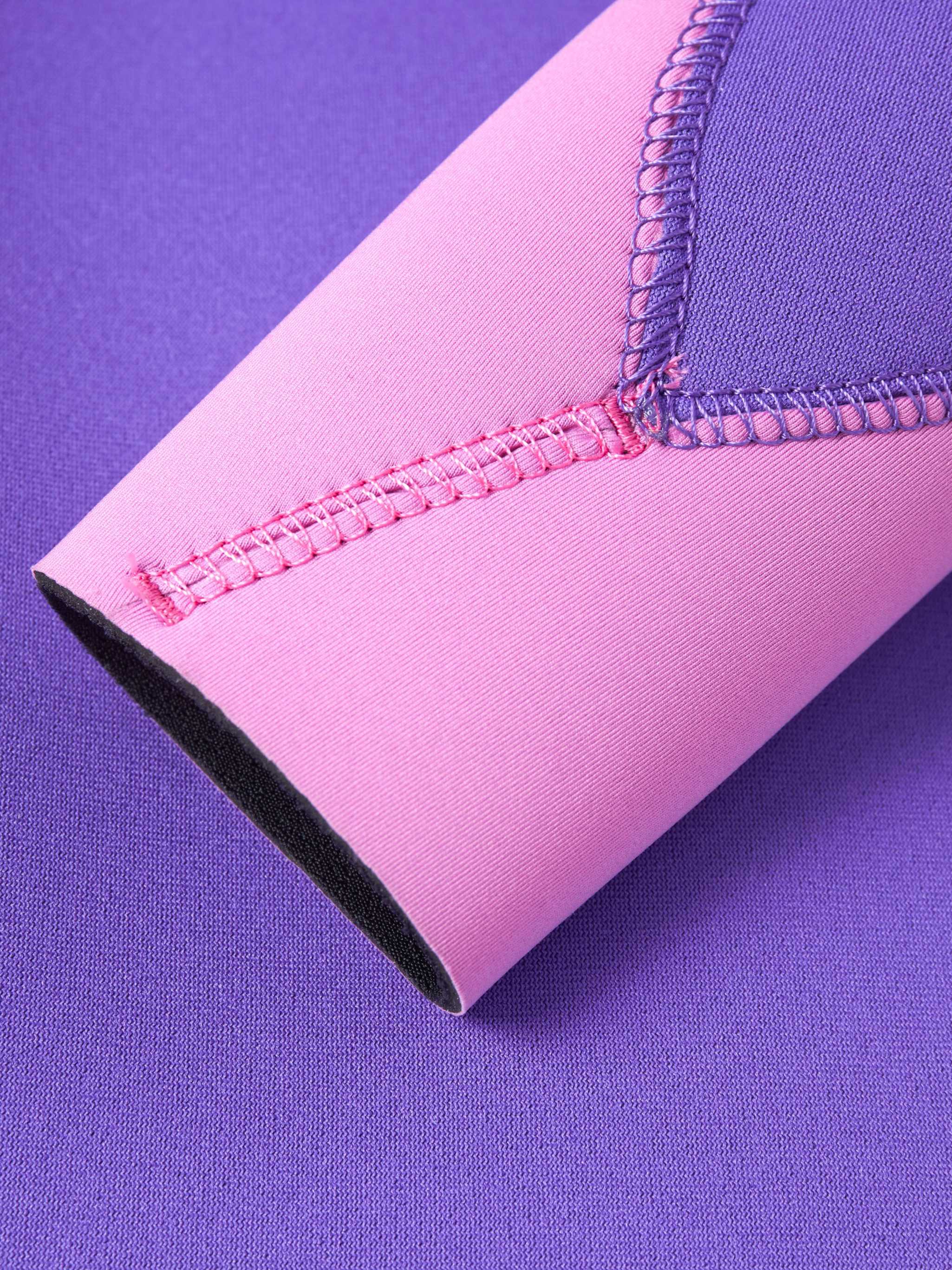 Close up of the neoprene wrist seal design on the Molchanovs childrens wetsuits designed for the next generation of freedivers.