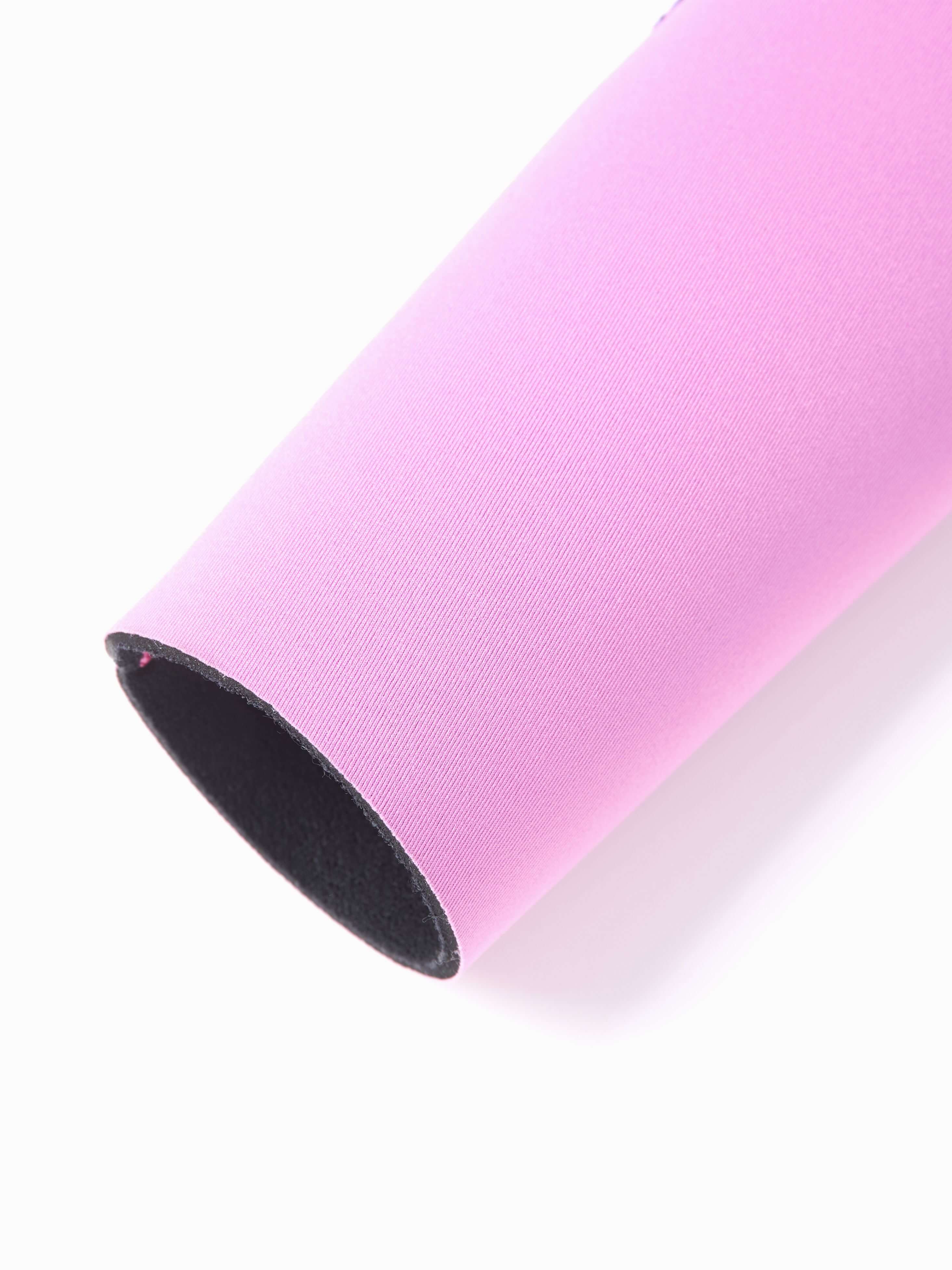 Close up of the neoprene ankle seal design on the Molchanovs childrens wet suits designed for the next generation of freedivers.